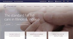Desktop Screenshot of chicago-ivf.com